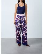 Venusbroek met roze achtergrondprint