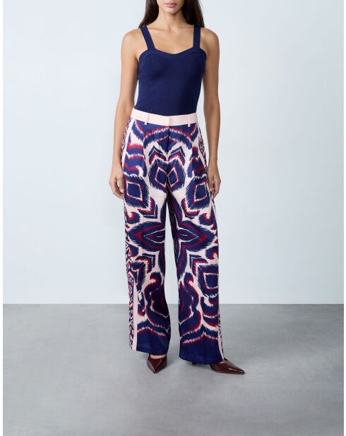 Venusbroek met roze achtergrondprint