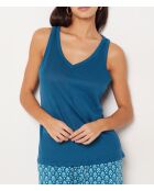 Debardeur Okaylee imprimé fond vert