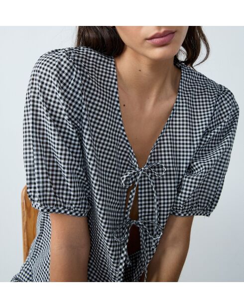 Blusa Poupa stampata su fondo bianco