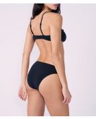 Klassischer BH in Azaleenschwarz mit Bügel und ohne Schale