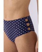 Braguitas de bikini de cintura alta con estampado azul y verde The Bombshell