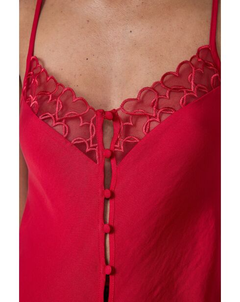 Deklaration rotes Nachthemd