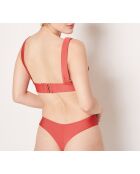 Soutien-gorge triangle sans armature et sans coque Caleta terracotta