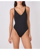 Costume da bagno monopezzo nero senza ferretto Erice