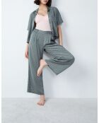 Rhett broek met groene achtergrondprint