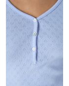 Pollin T hemelsblauw t-shirt