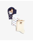 Boite cadeau de chaussettes Beloved écrue