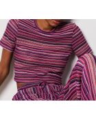 Lilafarbenes T-Shirt Brasilien