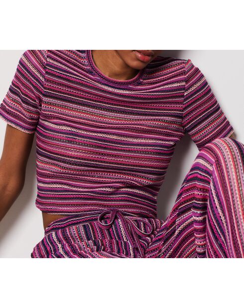 Lilafarbenes T-Shirt Brasilien