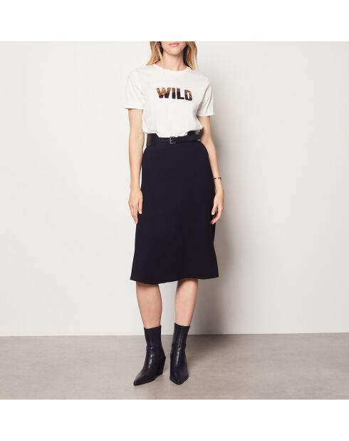 Figue ecru t-shirt met korte mouwen