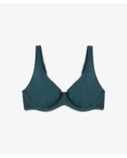 Caleta lycgroene klassieke bh met beugel en zonder schelp
