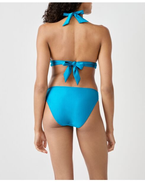 Negara blauwe triangelbeha zonder beugel en zonder schelp