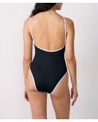 Maillot de bain 1 pièce sans armature sans coque Carioca noir