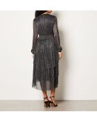 Silbernes Kleid Ninon