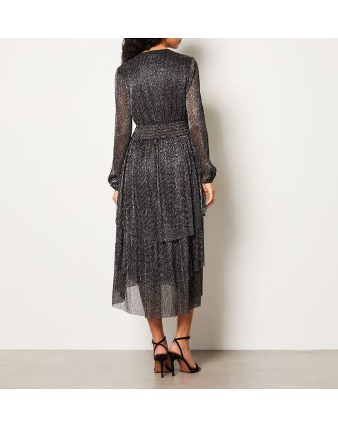 Silbernes Kleid Ninon