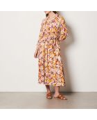 Anita jurk met veelkleurige print