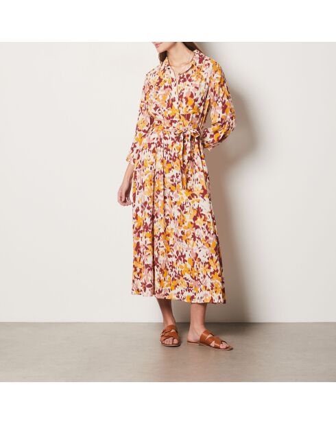 Anita jurk met veelkleurige print