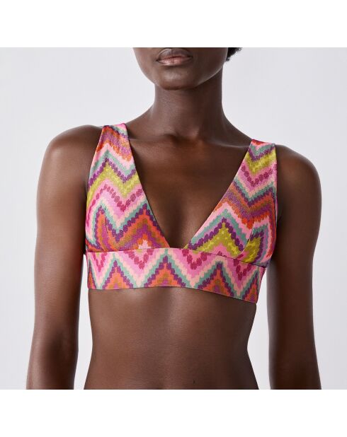 Soutien-gorge triangle sans armature et sans coque Muses multicolore
