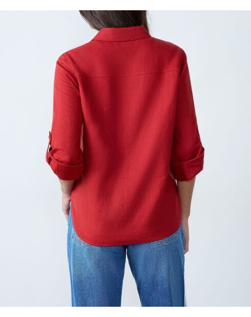 Camisa terracota Enessa