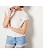 Een ecru T-shirt van Toddo