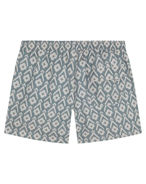Short de bain Ikat bleu