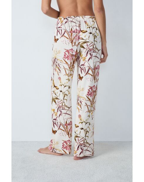 Paco broek gedrukt op een ecru achtergrond