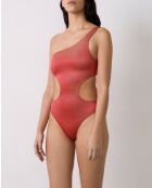 Maillot de bain 1 pièce sans armature 2 Lumineux orange