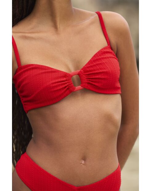 Zagara roter Bralette-BH ohne Bügel und ohne Schale