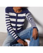 Criss Twinset marineblaue Strickjacke