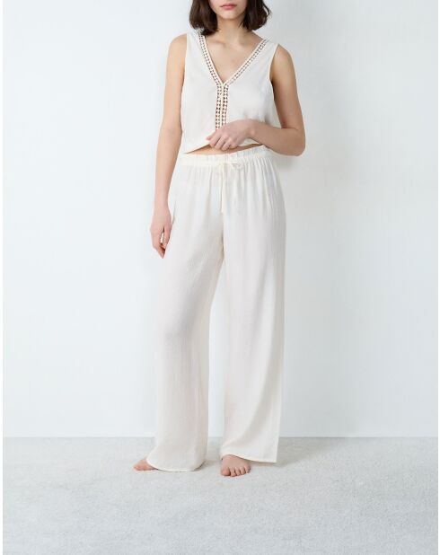 Pantalon Kart écru
