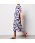 Babo blaugrünes Druckkleid