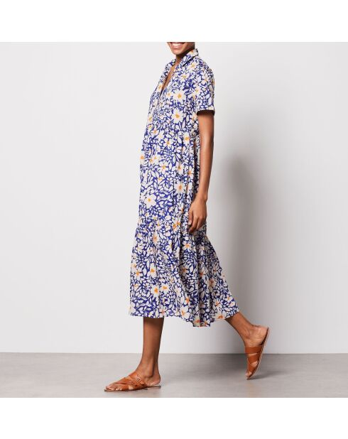 Babo blaugrünes Druckkleid