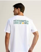 T-Shirt State blanc