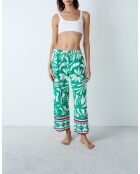 Pantacourt Faeza imprimé multicolore