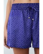 Tioko blaugrünes bedrucktes Negligé