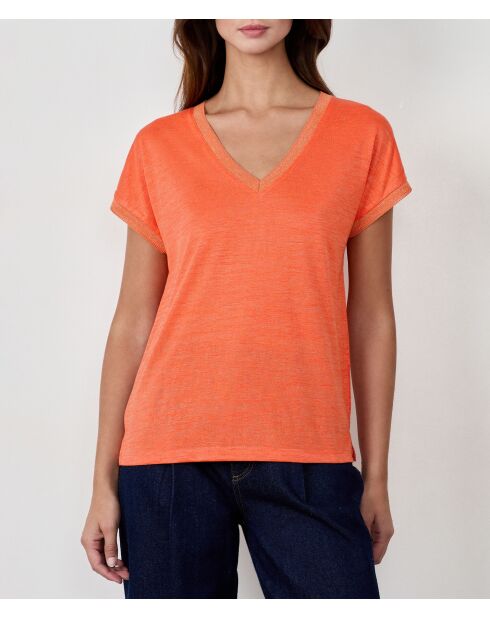Orangefarbenes Jules T-Shirt
