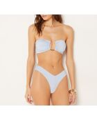 Nouba himmelblaue brasilianische Bikinihose mit hohem Beinausschnitt