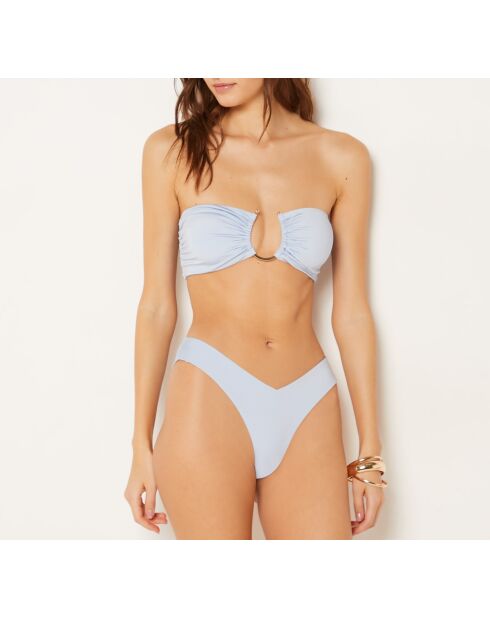 Nouba himmelblaue brasilianische Bikinihose mit hohem Beinausschnitt