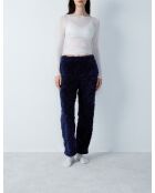 Mitternachtsblaue Hose Filbert