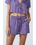 Maila short met veelkleurige print