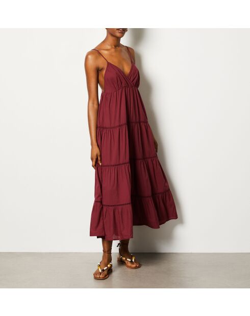 Baila bordeauxrode jurk