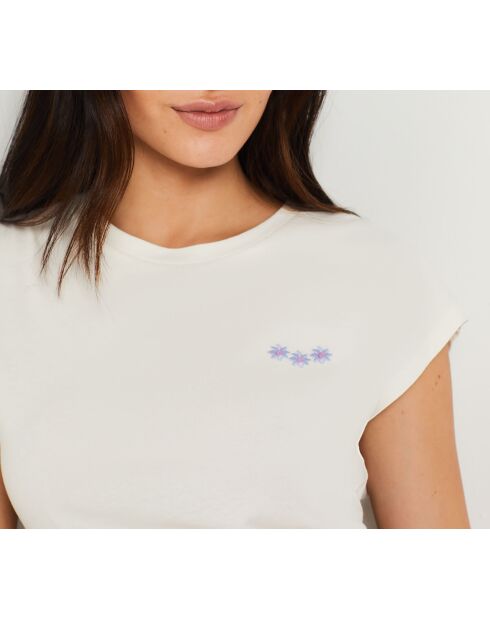 T-Shirt Begonia blanc
