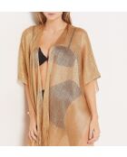 Kimono Sparkly b Champagne doré
