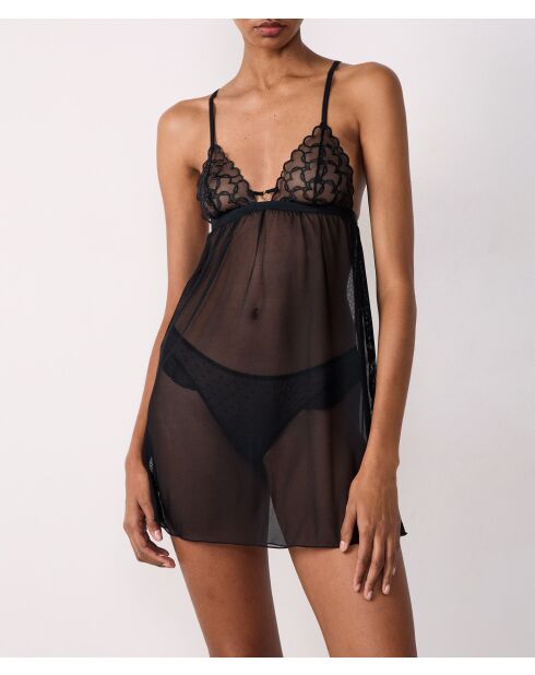 Black Declaration Nachthemd