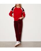 Enory bordeauxrode broek