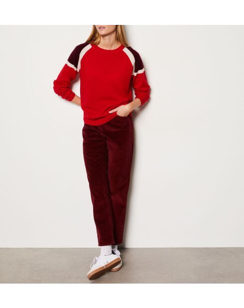 Enory bordeauxrode broek