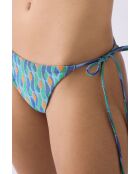 Nouette Sao Bikinihose mit grünem Hintergrundprint