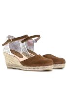 Sandales compensées Nira marron - Talon : 6,5 cm