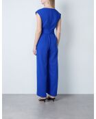Königlicher blauer Jumpsuit Elena